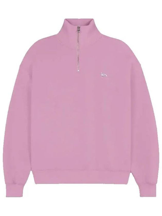 Baby Fox Half Zip Up Sweatshirt Pink - MAISON KITSUNE - BALAAN 2