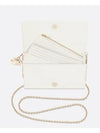 Lady Cannage Lambskin Chain Pouch Bag Latte - DIOR - BALAAN 7