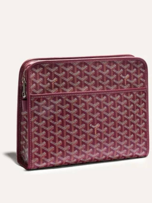 Jouvence GM Clutch Bag Burgundy - GOYARD - BALAAN 2