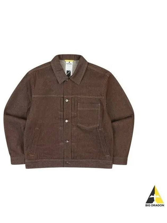 CRS Denim Trucker 9008 Brown - KANGOL - BALAAN 1