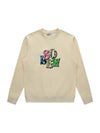 Men's Logo Graphic Sweatshirt Ivory SW23PTS04IV - SOLEW - BALAAN 2