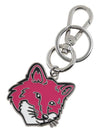 Maison Kitsune Foxhead metal key ring LW06904AM1002 FUCHSIA - MAISON KITSUNE - BALAAN 10