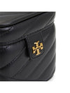 Kira Chevron Mini Vanity Cross Bag Black - TORY BURCH - BALAAN 8