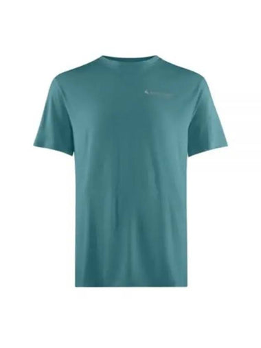 Men's Dagr Logo Short Sleeve T-Shirt Emerald Green - KLATTERMUSEN - BALAAN 1