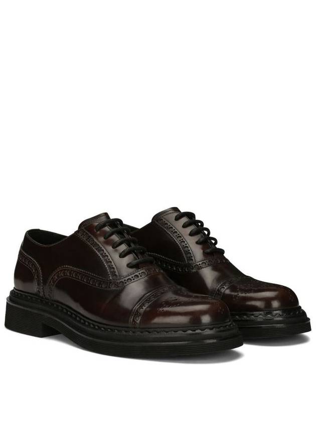 Brush Leather Oxford Shoes A20159A1203 80048 TESTA DI MORO B0170459628 - DOLCE&GABBANA - BALAAN 5