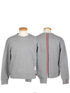 Center Back Stripe Crewneck Sweatshirt Light Grey - THOM BROWNE - BALAAN 2