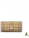 Check Long Wallet Beige - BURBERRY - BALAAN 2