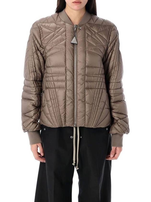 Rick Owens Megapenta Down Bomber Jacket Taupe - MONCLER - BALAAN 2