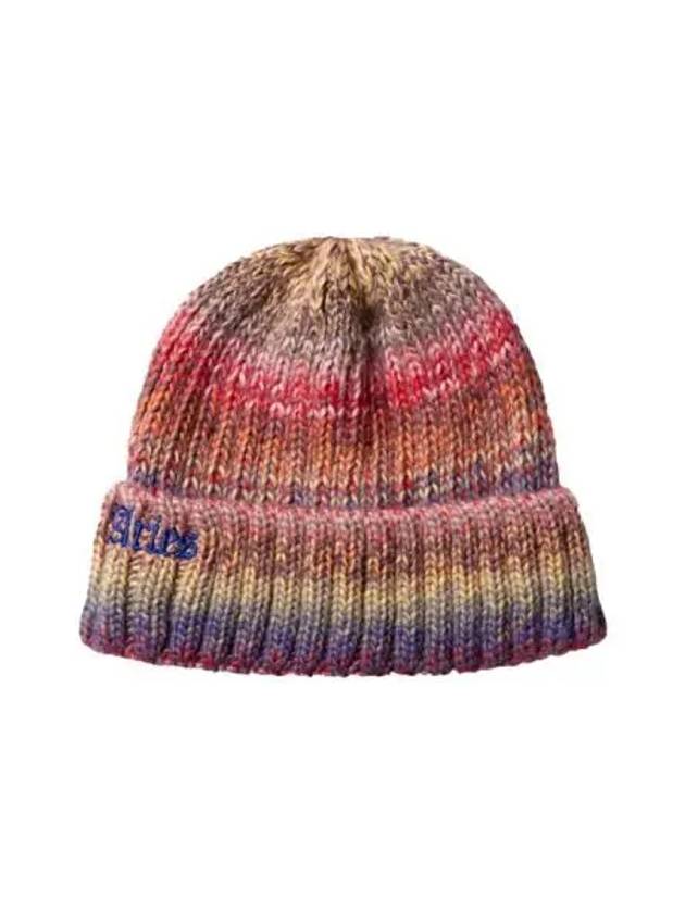 Aries Rib Knit Space Dyed Beanie Multi - ARIES - BALAAN 1