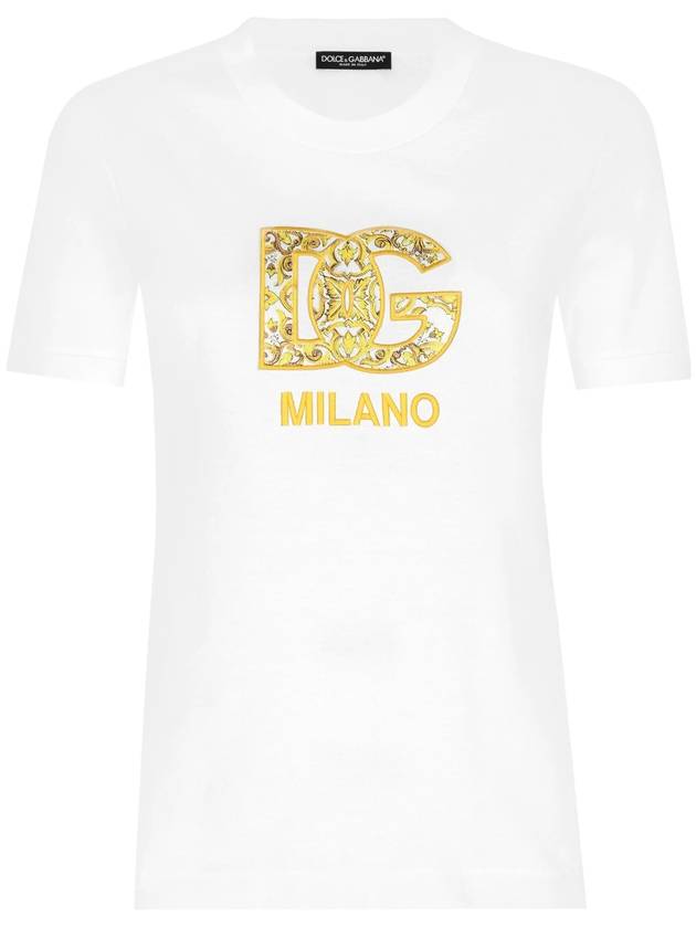 Dolce & Gabbana T-shirts and Polos White - DOLCE&GABBANA - BALAAN 1