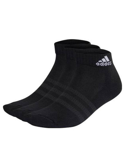 Cushioned Anklets 3 Pairs Black - ADIDAS - BALAAN 2