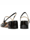 Patent Leather Slingback Heels Black - PRADA - BALAAN 7