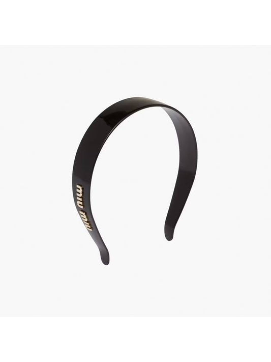 European limited edition plexiglass hairband headband black 5IH039 2F72 F0967 - MIU MIU - BALAAN 1