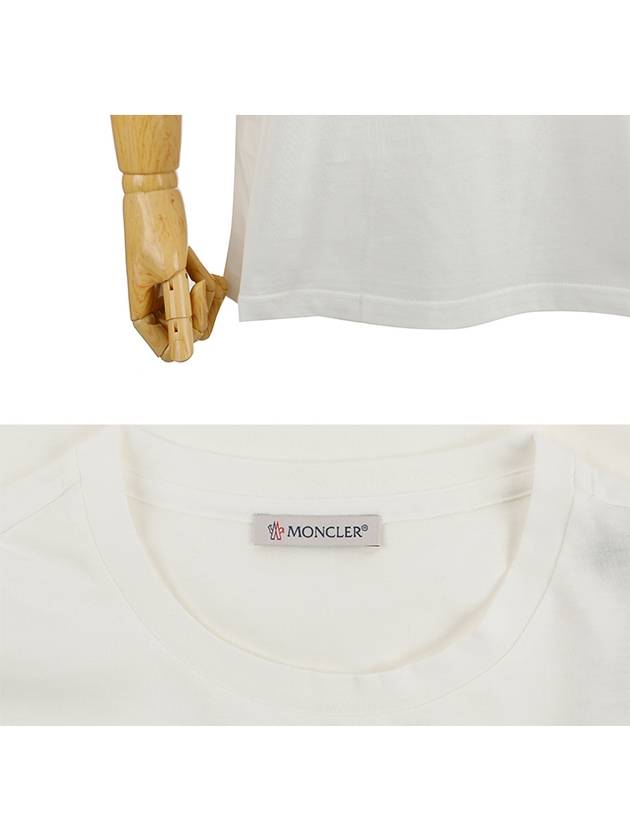 Life Logo Short Sleeve T-Shirt White - MONCLER - BALAAN 6