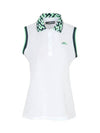 Leslie Sleeveless PK Shirt White - J.LINDEBERG - BALAAN 2