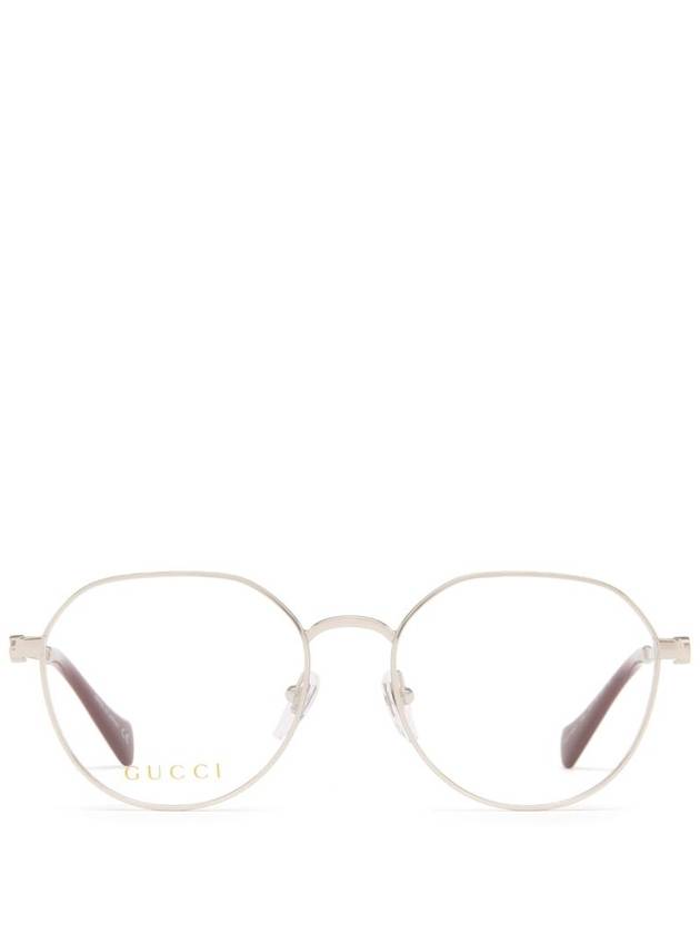 Eyewear Round Frame Eyeglasses Silver - GUCCI - BALAAN 1