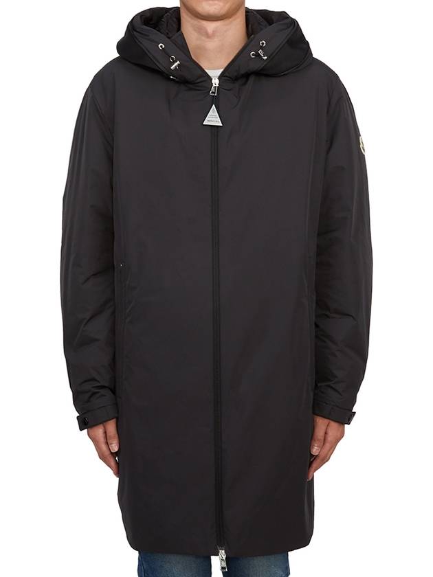 Nible Long Down Padding Black - MONCLER - BALAAN 4