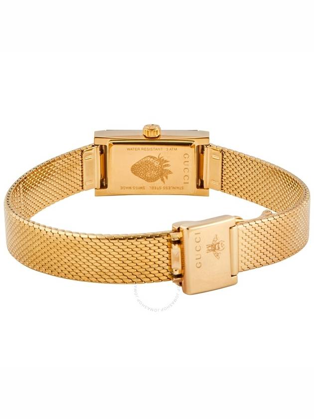 G Frame Mesh Watch Gold - GUCCI - BALAAN 4