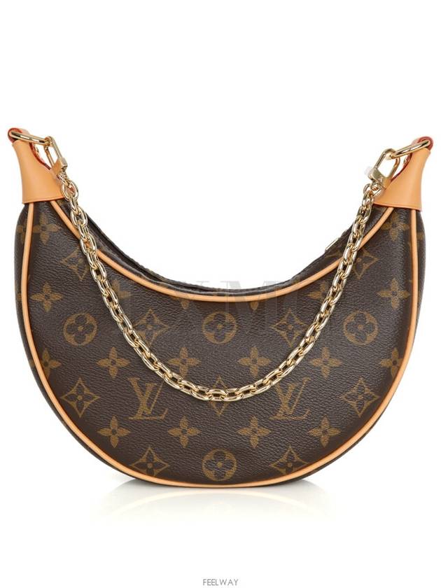 Monogram Loop Chain Cross Bag Half Moon M81098 - LOUIS VUITTON - BALAAN 3