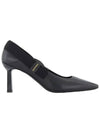 Vicia 70 Nappa Leather Pumps Heel Black - SALVATORE FERRAGAMO - BALAAN 5