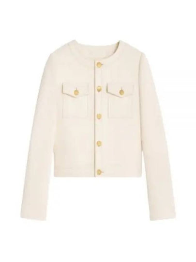 Dani Cotton Jacket Ivory - CELINE - BALAAN 2