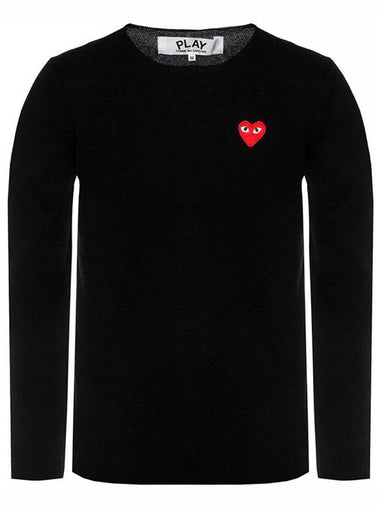 round men knit black - COMME DES GARCONS - BALAAN 1