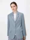 Formal Jacket Ash Blue - DAMAGE MNEMONIC - BALAAN 2