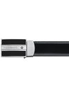 Classic Reversible Leather Belt Black - MONTBLANC - BALAAN 3