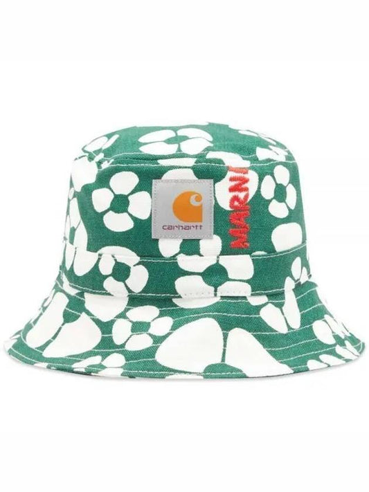 Carhartt flower pattern bucket hat green - MARNI - BALAAN 1