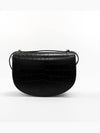 Geneve Quilted Crocodile Shoulder Bag Black - A.P.C. - BALAAN 6