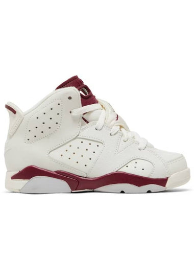 PS Air Jordan 6 Retro Maroon PS 384666 116Air Jordan 6 Retro Maroon Preschool - NIKE - BALAAN 1