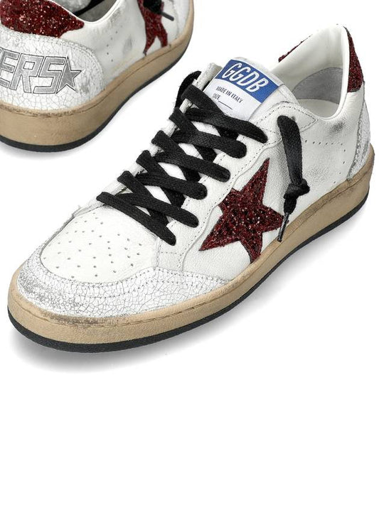 Ballstar Leather Low Top Sneakers White - GOLDEN GOOSE - BALAAN 2