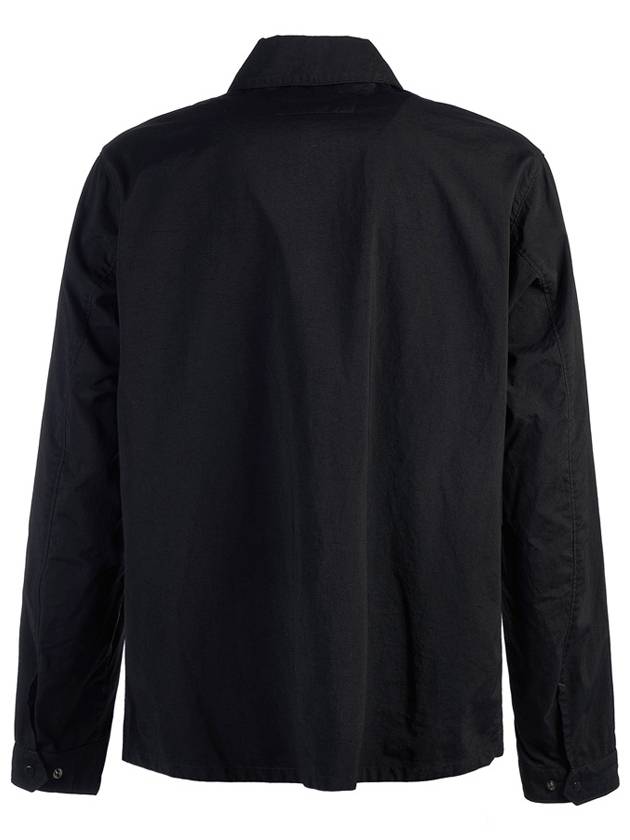 Tylon P Lens Overshirt Zip Up Jacket Black - CP COMPANY - BALAAN 4