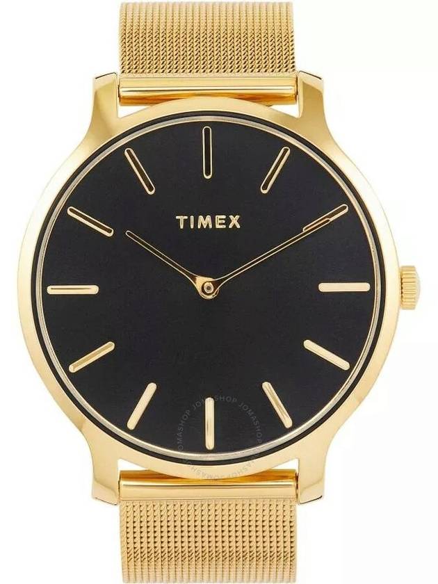 Timex Transcend Quartz Black Dial Ladies Watch TW2W19700 - TIMEX - BALAAN 1