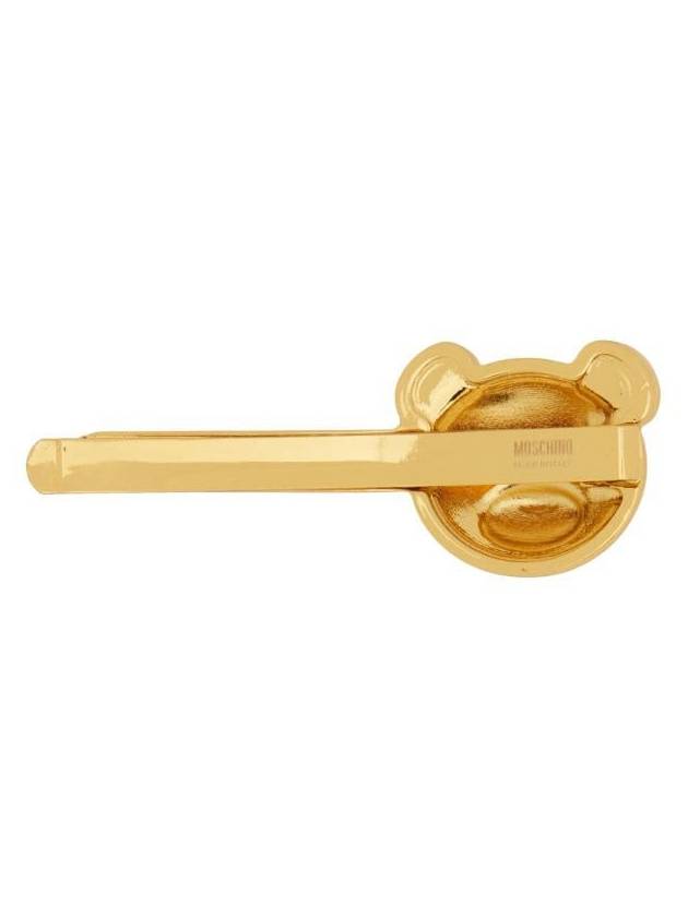 Women's Teddy Bear Pin Gold - MOSCHINO - BALAAN 3