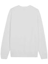 Grey Fox Head Patch Classic Sweatshirt White - MAISON KITSUNE - BALAAN 4