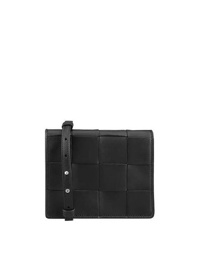 Intrecciato Small Cassette Cross Bag Black - BOTTEGA VENETA - BALAAN 2