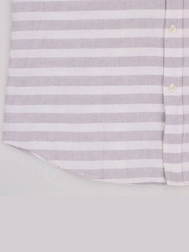 ANTONYMORATO Italy striped linen shirt - IKALOOOK - BALAAN 5