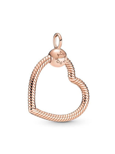 Moments Heart Charm Pendant Rose Gold - PANDORA - BALAAN 1