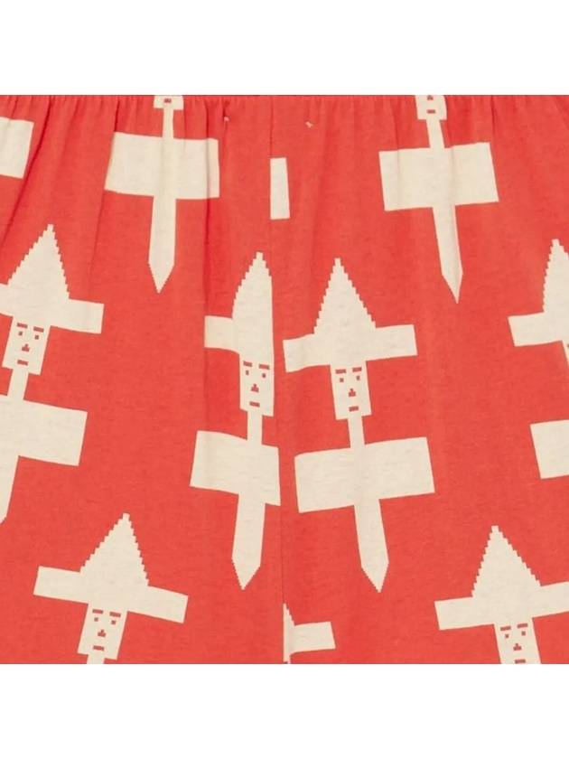 Kids Geometric Print Short Pants S23021 251AH - THE ANIMALS OBSERVATORY - BALAAN 4