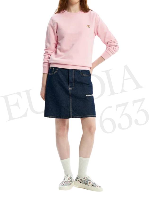 Fox Head Patch Regular Sweatshirt Pink - MAISON KITSUNE - BALAAN 7