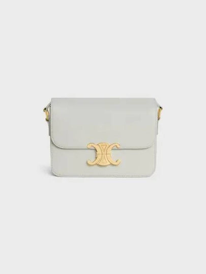 Teen Triomphe Shiny Calfskin Cross Bag Chalk - CELINE - BALAAN 2