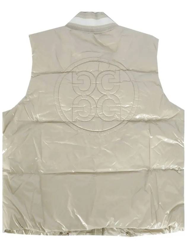 Quilted Puffer Nylon Vest Stone - G/FORE - BALAAN 4