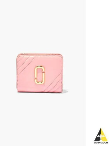 Mini Compact Wallet Glamshot Quartz Pink MBACA22004PIX - MARC JACOBS - BALAAN 1