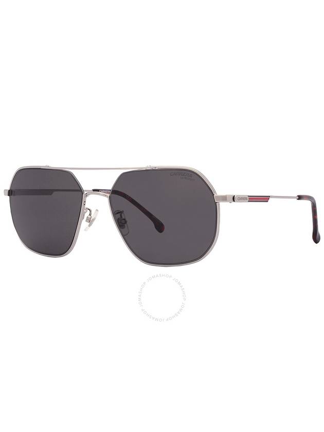 Carrera Grey Pilot Unisex Sunglasses CARRERA 1035/GS 0010./IR 58 - CARRERA - BALAAN 3