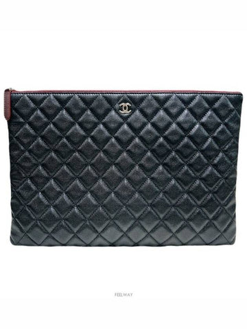 Caviar Classic Clutch Bag Large 24th - CHANEL - BALAAN 1