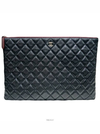 Caviar Classic Clutch Bag Large 24th - CHANEL - BALAAN 1