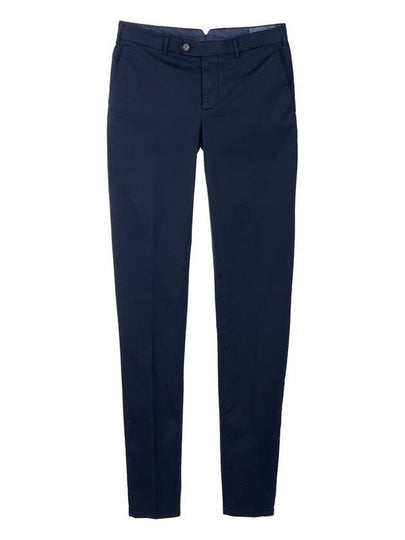 Tapered Chino Cotton Straight Pants Navy - BRUNELLO CUCINELLI - BALAAN 2