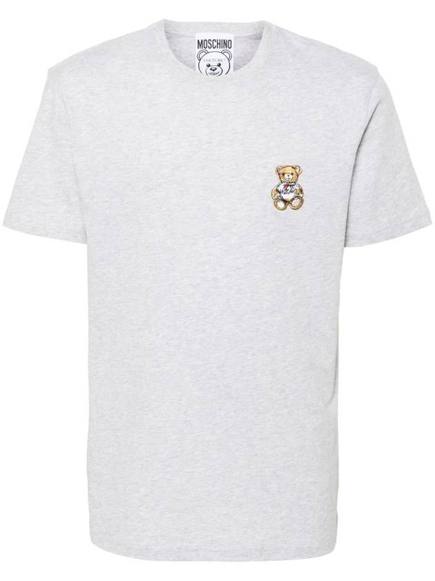 Moschino T-Shirt With Teddy Bear Application - MOSCHINO - BALAAN 1