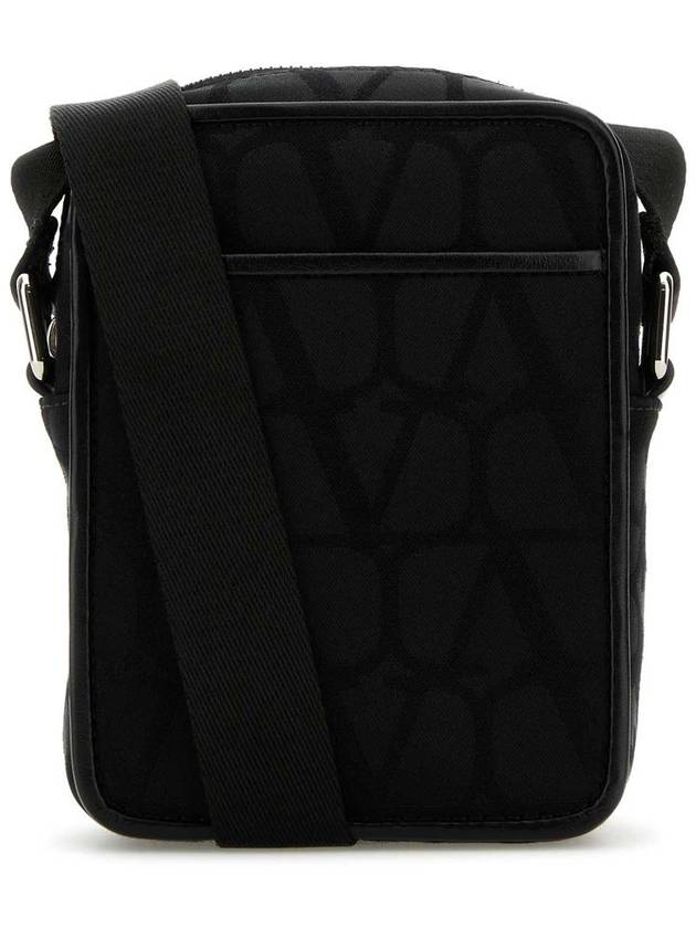 Iconograph Small Nylon Shoulder Bag Black - VALENTINO - BALAAN 2